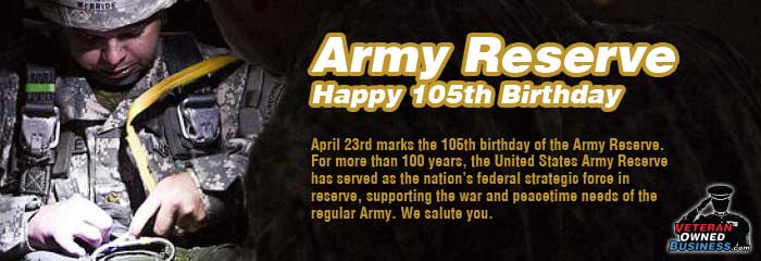 Army Reserves 105th Birthday!