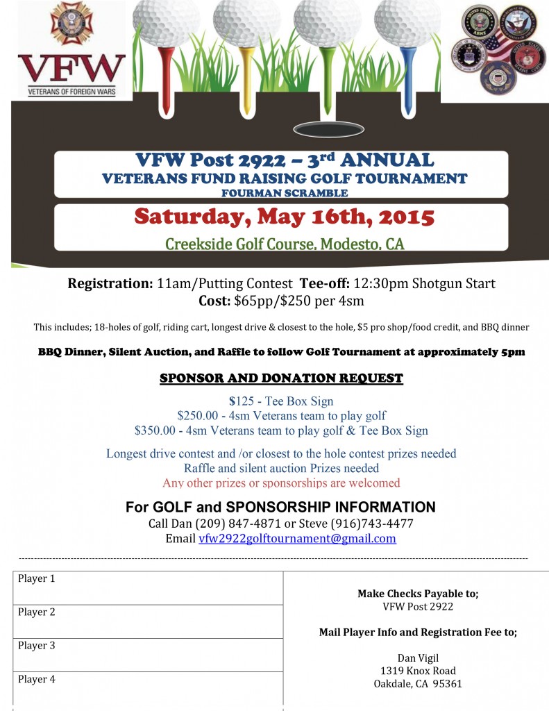 2015 VFW Golf Tourn Flyer