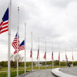 Flag at half staff alert