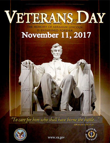 This year's (2017) Department of Veterans Affairs Veterans Day Poster This year's (2017) Department of Veterans Affairs Veterans Day Poster