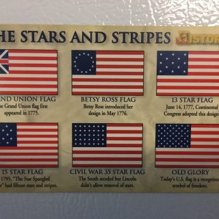 American Flags throught the generations