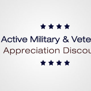 Active Military and Veterans Appreciation Discounts