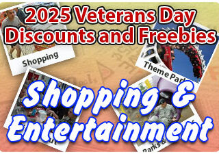 2025 Veterans Day FREE Entrance, Shopping and More