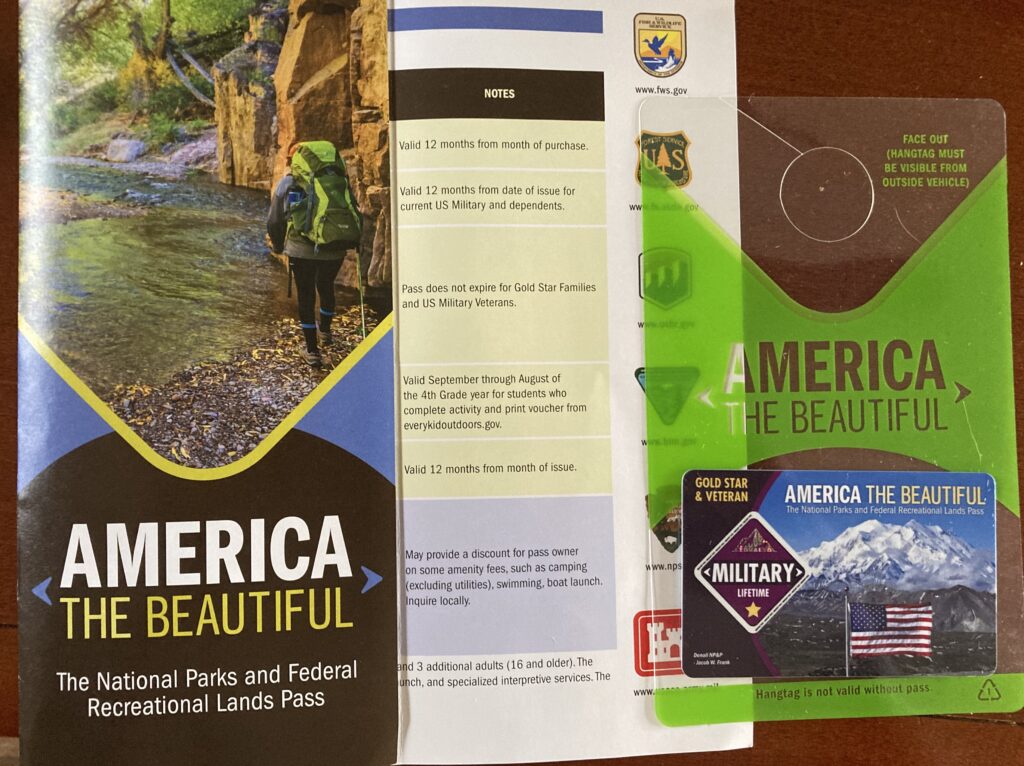 America The Beautiful Lifetime Military Veterans Pass