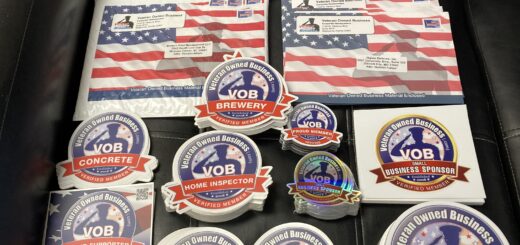 April Veteran Business Owners Stickers