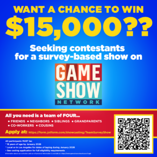 CASTING FLYER Game Show Network