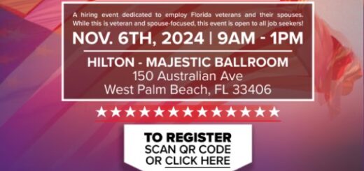 CareerSource Palm Beach County Hosts Paychecks for Patriots Annual Job Fair with 60+ Employers in Partnership with Hope Florida on November 6th