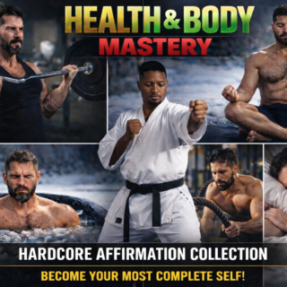 Health & Body Mastery Hardcore Affirmation Collection for Men | Discipline, Strength, Control