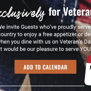 Cheddars Veterans Day 2024