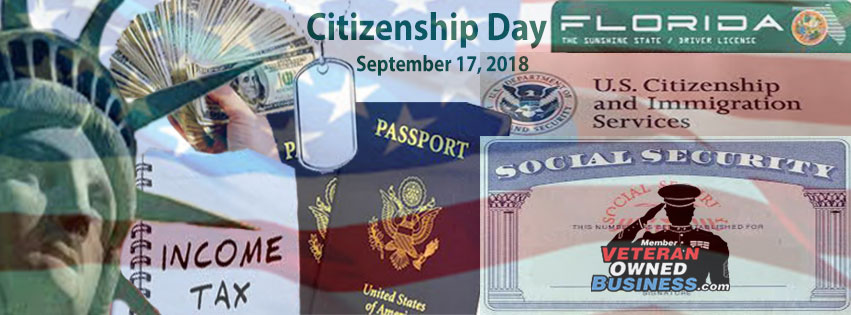 Today is Constitution Day (or Citizenship Day) – September 17th, 2018