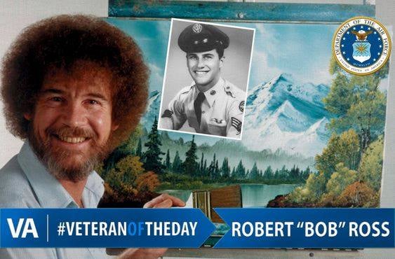 Joy of Painting Bob Ross Famous Veterans