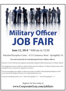 June 2014 Military Officer Job Fair June 2014 Military Officer Job Fair