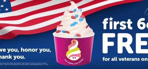 Menchie’s FREE Frozen Yogurt Veterans Day
