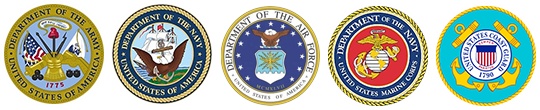 USA Military Branch Seals