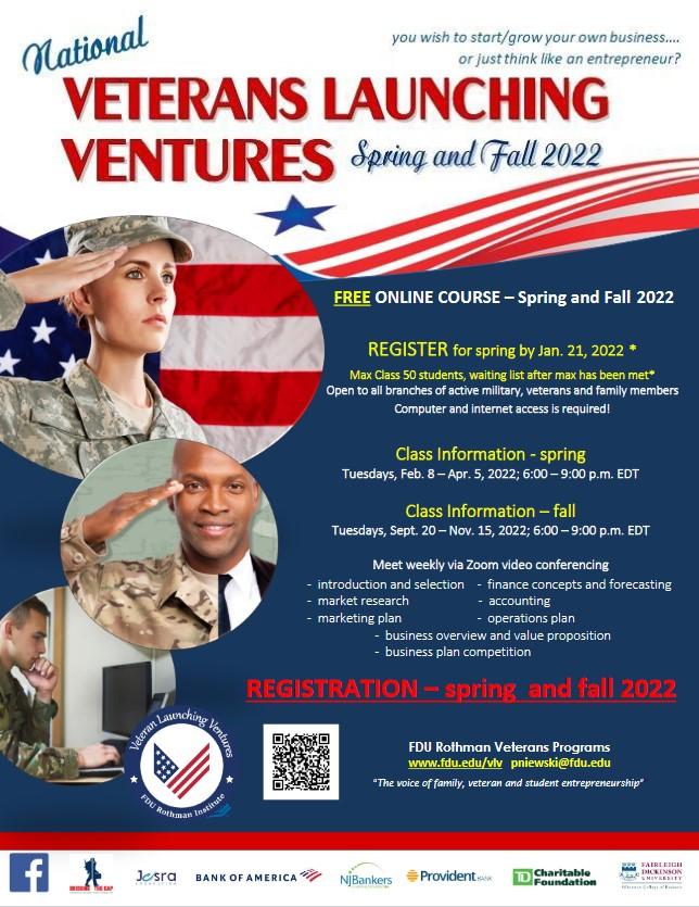 National Veterans Launching Veterans 2022 Flyer