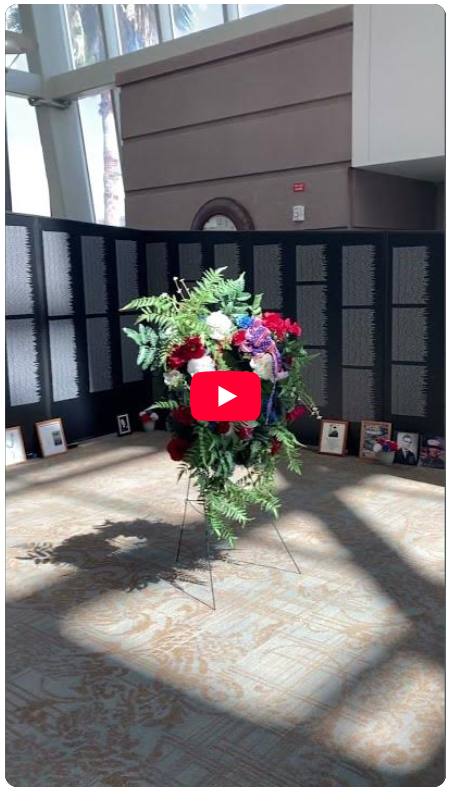 National Vietnam War Veterans Day 50th Commemoration Display at the Orlando Florida VAMC Screenshot