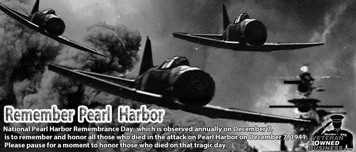Today Is Pearl Harbor Remembrance Day: 7 December 1941