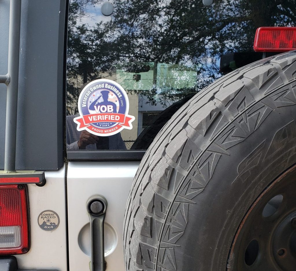 Philip A. Carlin & Associates Inc - Veteran Owned Business Sticker