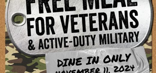 Pluckers Wing Bar Veterans Day FREE Meal