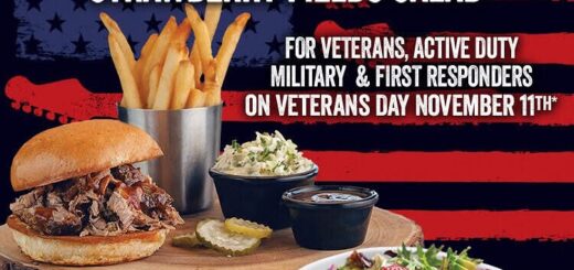 Rock & Brews Restaurants FREE Veterans Day Pulled Pork Sandwich or Strawberry Fields Salad