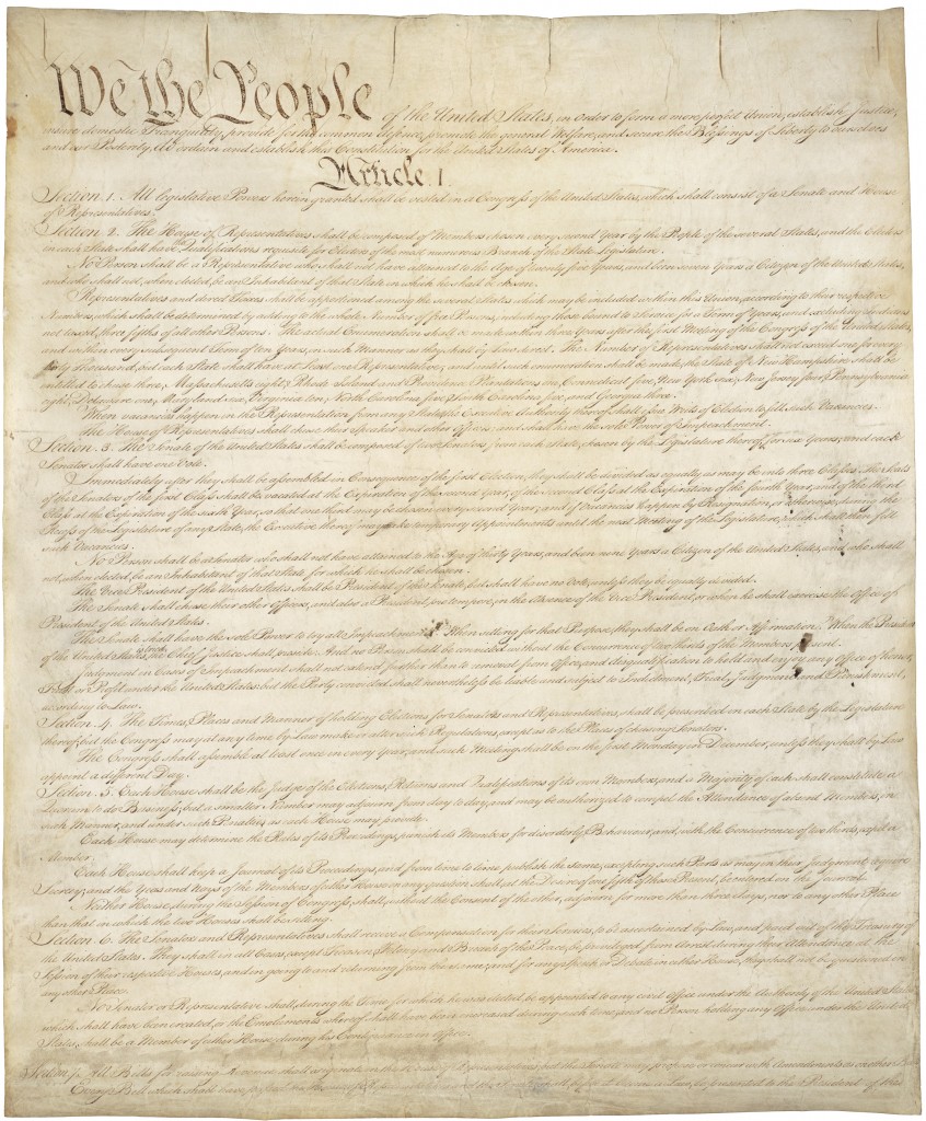 Today is Constitution Day (or Citizenship Day) – September 17th, 2018
