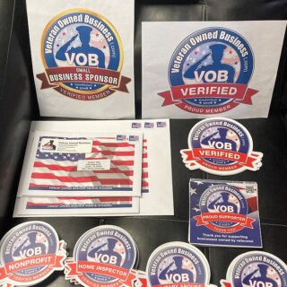 Veteran Owned Business New Stickers - October 2020