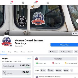 Vetran Owned Businesses on Facebook