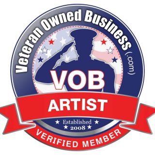 Veteran Owned Business Artist Verified Member Badge