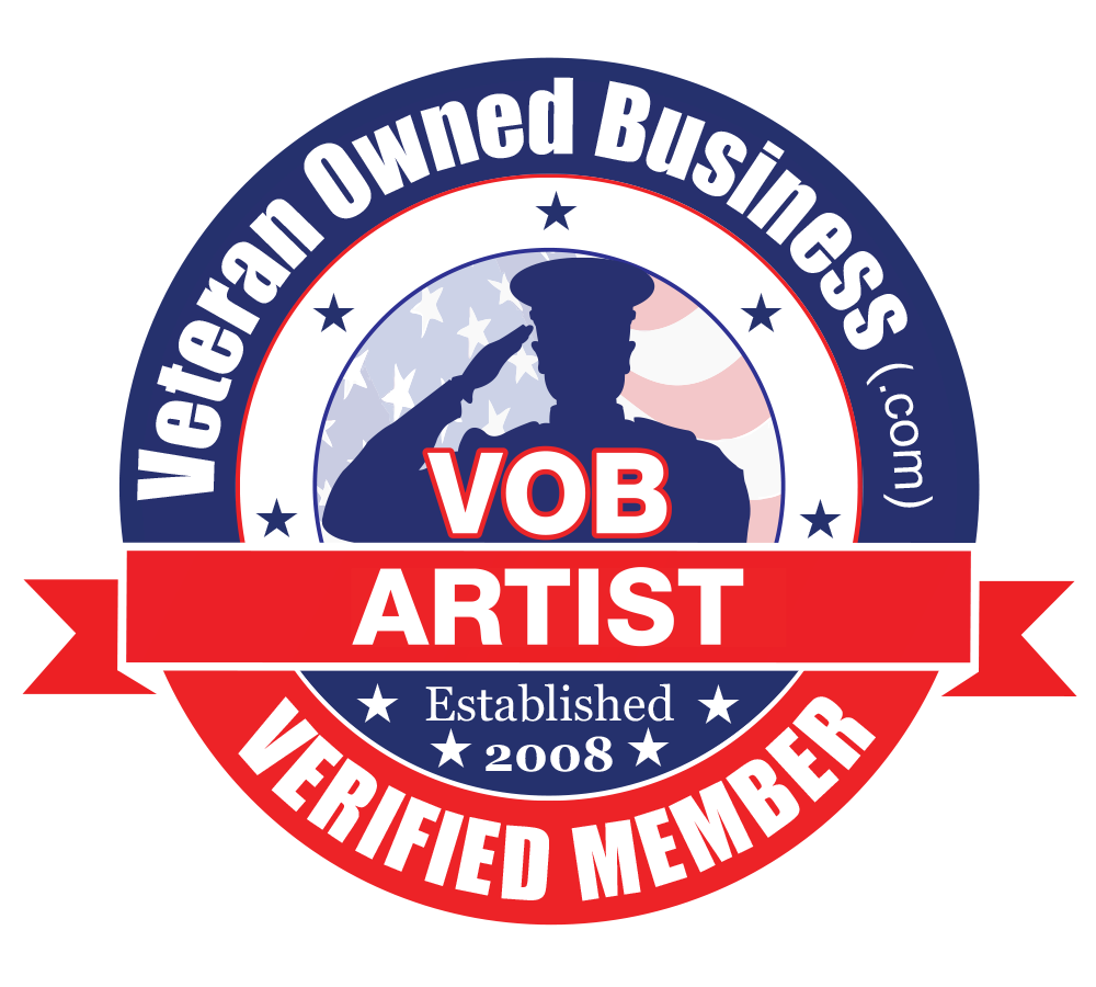Veteran Owned Business Artist Verified Member Badge