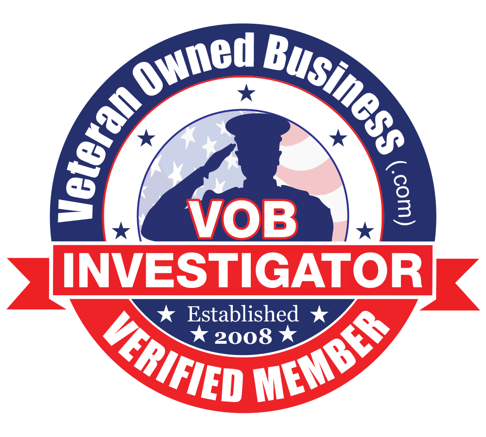 Veteran Owned Business Investigator Verified Member Badge