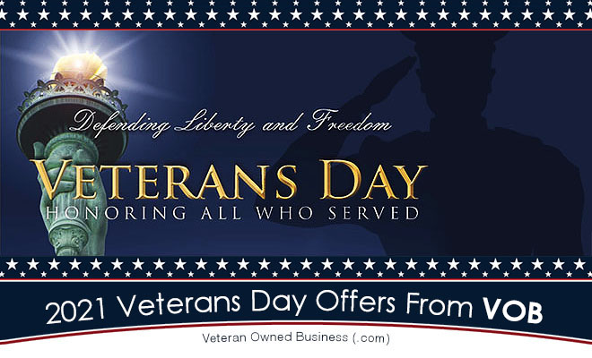 Veterans Day 2021 Discounts, Freebies and Special Offers
