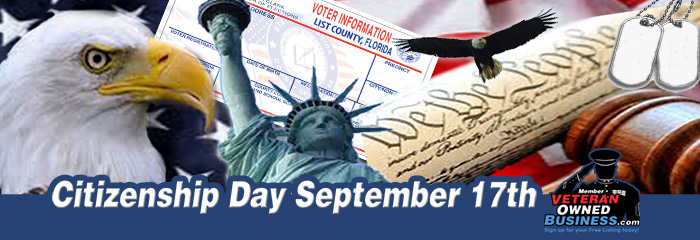 Today is Constitution Day (or Citizenship Day) – September 17th, 2016 Today is Constitution Day (or Citizenship Day) – September 17th, 2016