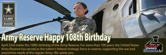 Happy 108th Birthday Army Reserve 2016