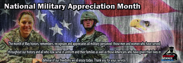 May is National Military Appreciation Month